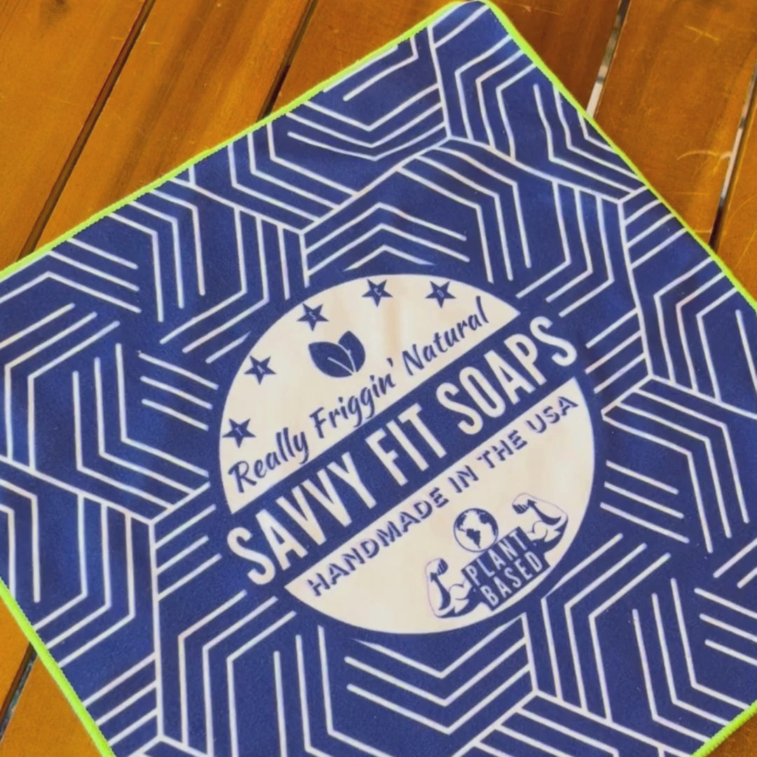 THE TRAVELERS TOWEL by Savvy Fit Soaps | Plastic Free
