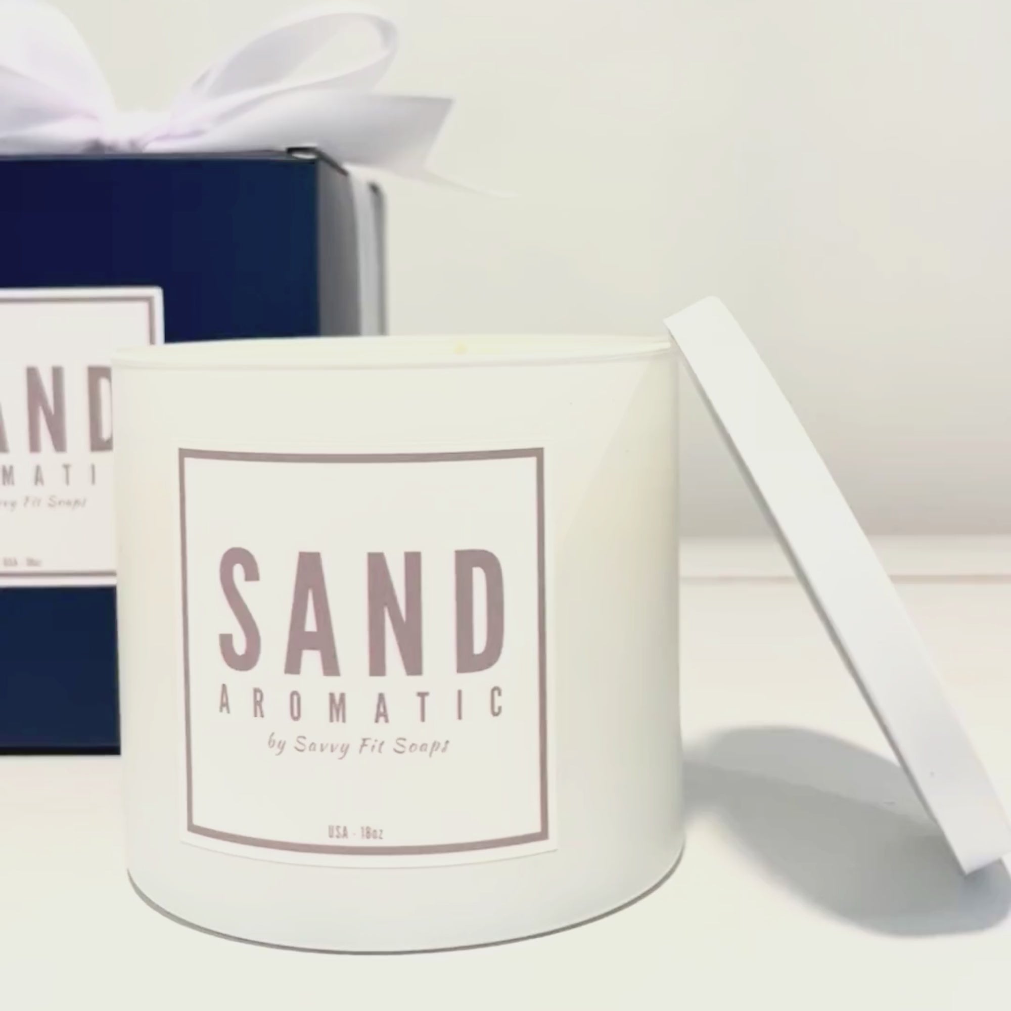 SAND AROMATIC - A Sandalwood Inspired Triple Wick Soy Candle
