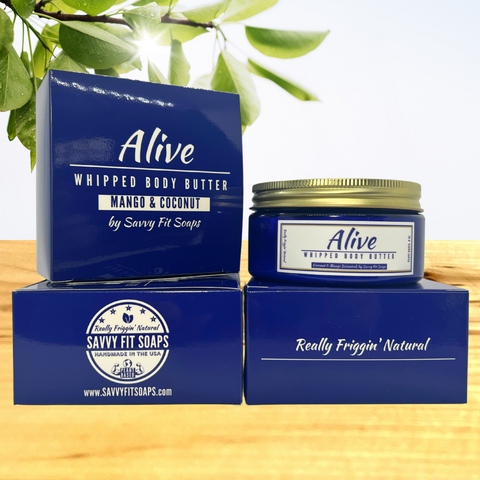 (3-Pack) ALIVE WHIPPED BODY BUTTER - Botanical Mango & Coconut