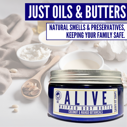 (3-Pack) ALIVE WHIPPED BODY BUTTER - Botanical Mango & Coconut