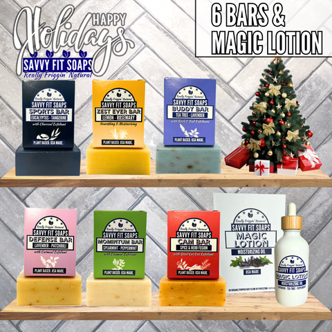 6 Bars w/ MAGIC LOTION