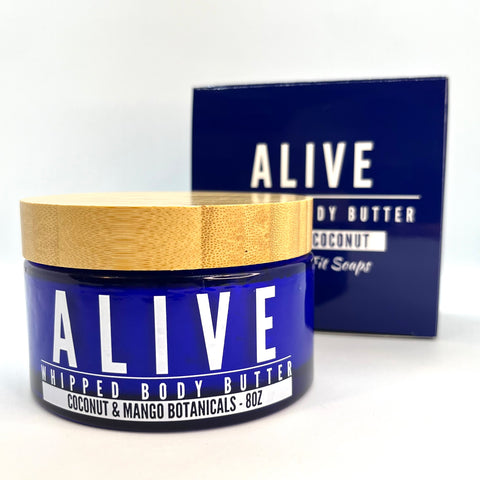 (3-Pack) ALIVE WHIPPED BODY BUTTER - Botanical Mango & Coconut
