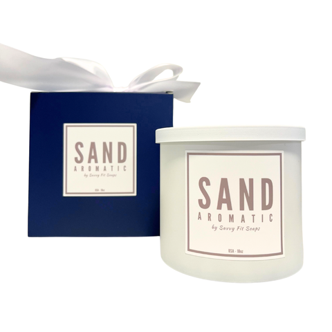 SAND AROMATIC - A Sandalwood Inspired Triple Wick Soy Candle