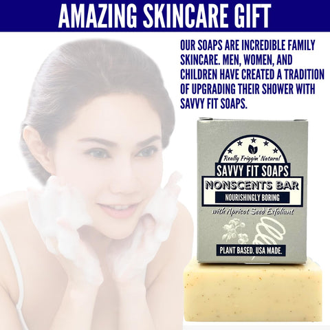 NONSCENTS Soap Bars - 3-Pack