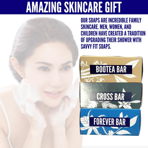 Baby & Sensitive Skin Bars - 3-Pack | Forever, Bootea & Cross