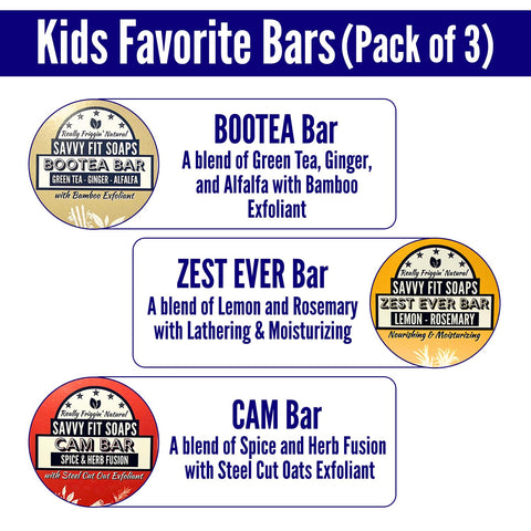 Kids Favorites - 3-Pack | Zest Ever, Cam & Bootea
