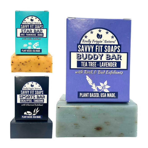 Athlete Soap Bars – 3-Pack | Buddy, Star & Sports