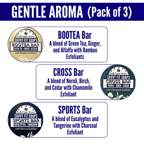 Extra Gentle Soap Bars – 3-Pack | Cross, Bootea & Sports