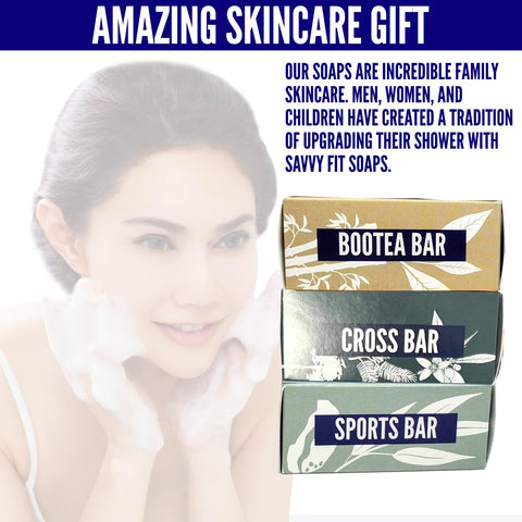 Extra Gentle Soap Bars – 3-Pack | Cross, Bootea & Sports