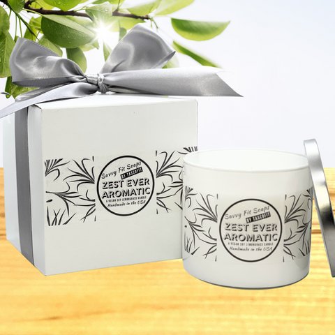 ZEST EVER AROMATIC - A Soy Lemon Candle