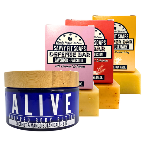 3 Bars & ALIVE Body Butter
