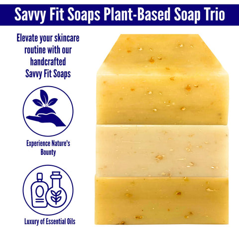 Top Oatmeal Soap Bars – 3-Pack | Momintum, Forever & Defence