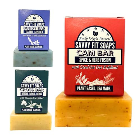 Top Men's Soap Bars – 3-Pack | CAM, BUDDY & CROSS