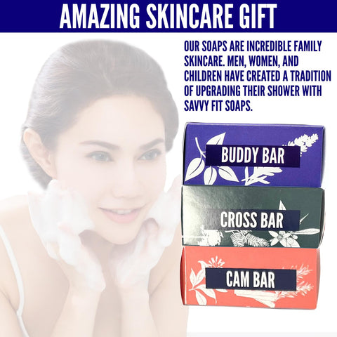 Top Men's Soap Bars – 3-Pack | CAM, BUDDY & CROSS