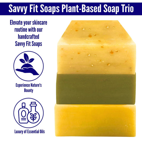 Aromatherapy Soap Bars – 3-Pack - Zest Ever, Bootea & Forever