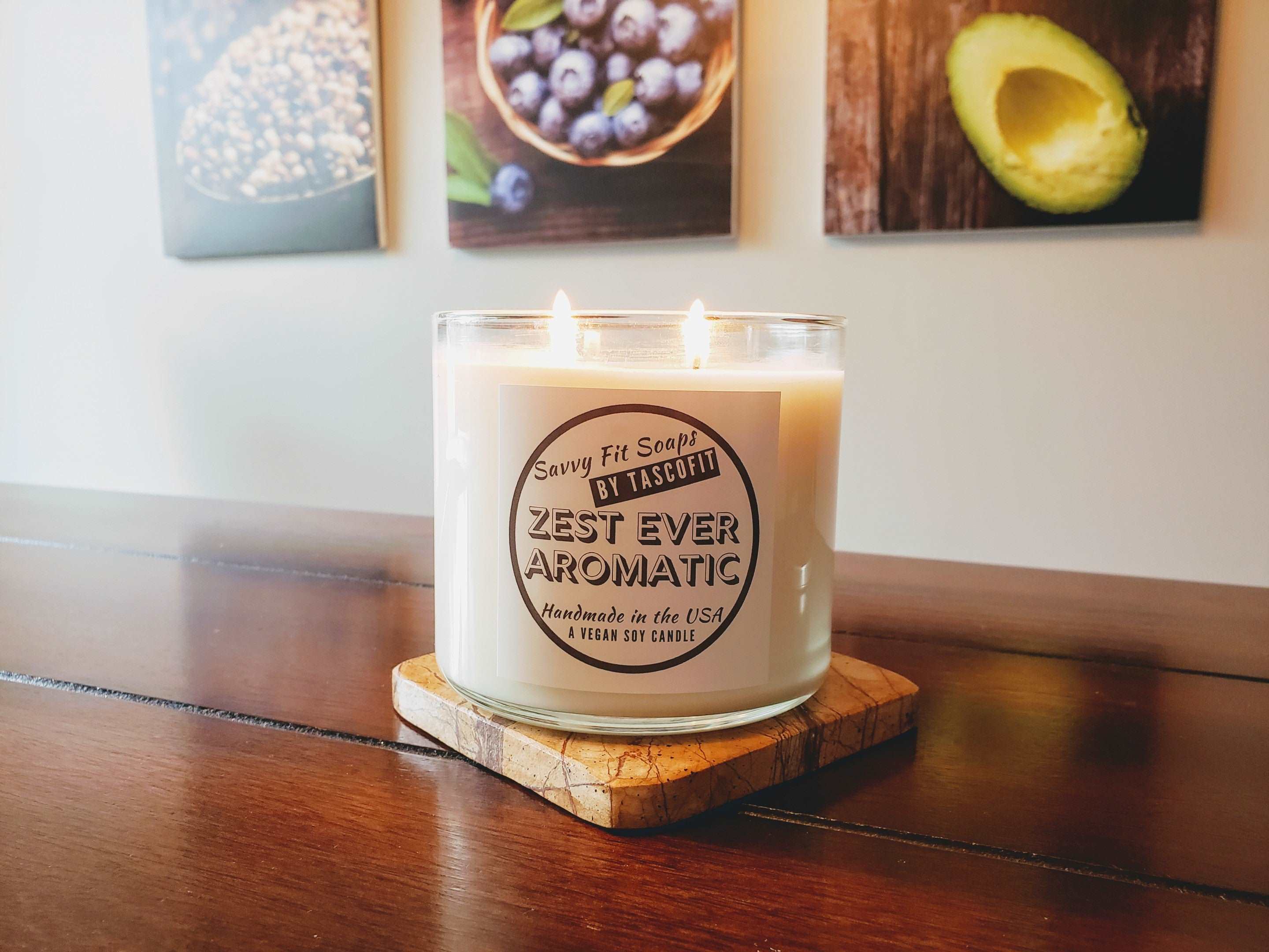 ZEST EVER AROMATIC - A Soy Lemon Candle