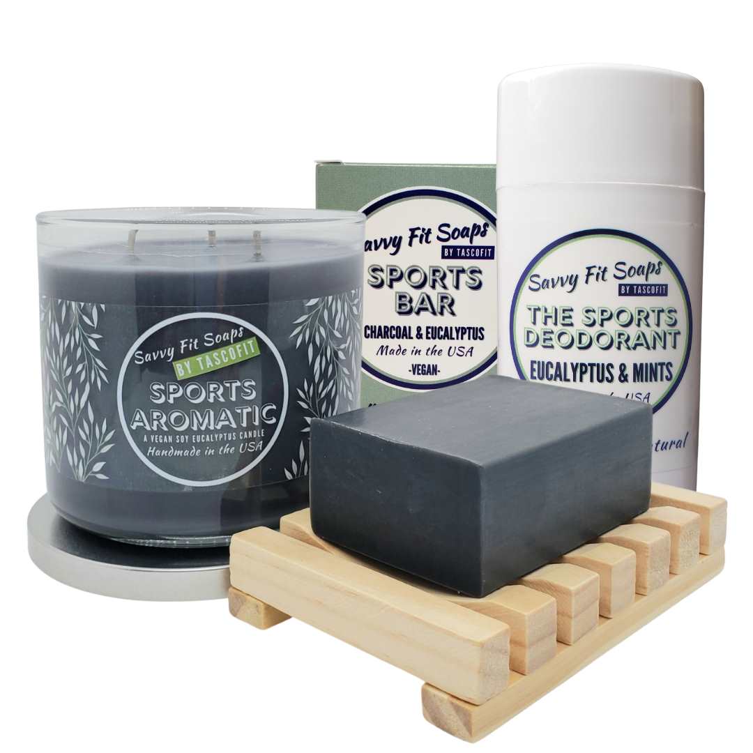 THE SPORT COLLECTION- CANDLE, DEODORANT, BAR